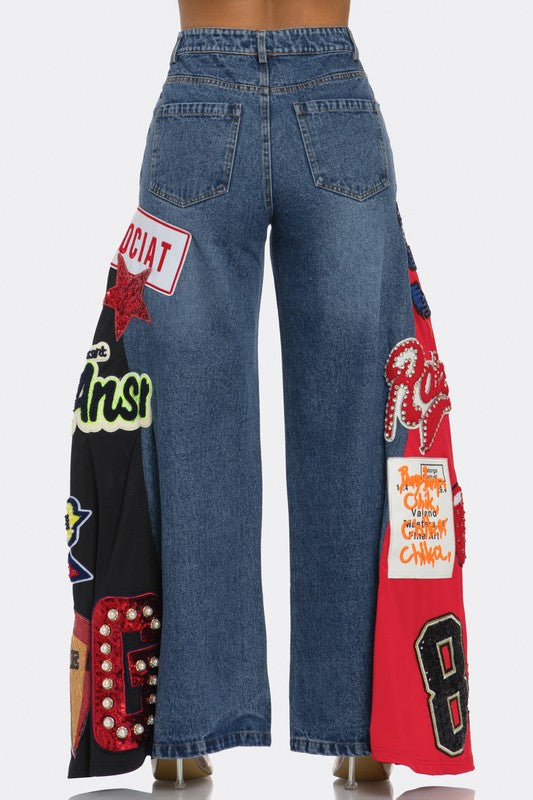 Patchwork Jeans