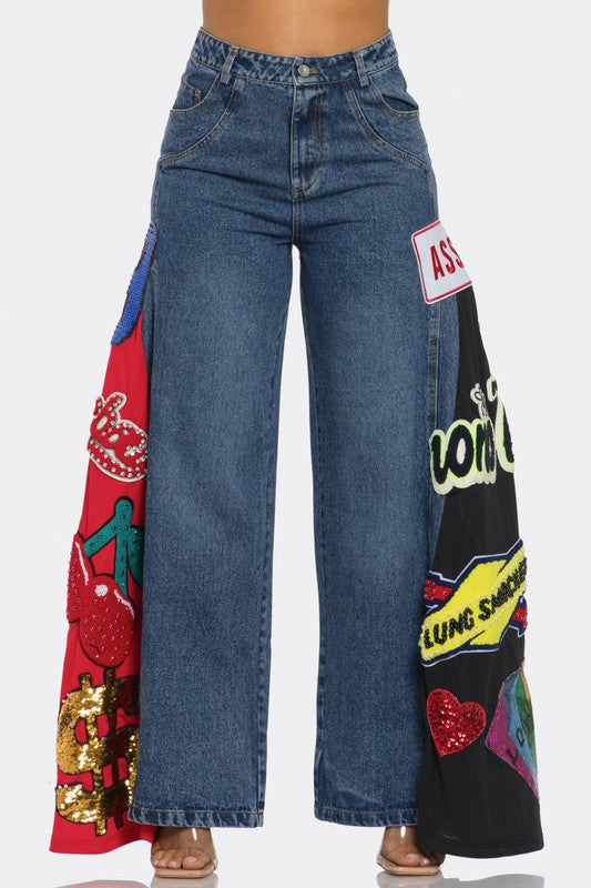 Patchwork Jeans