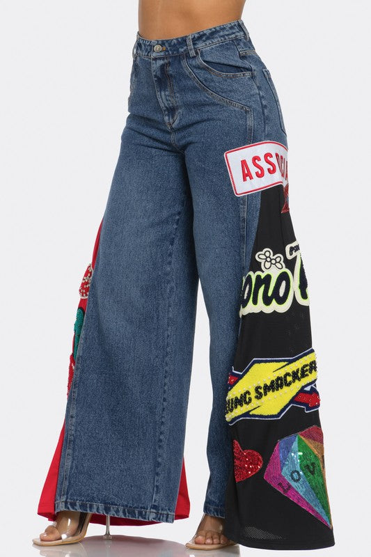 Patchwork Jeans