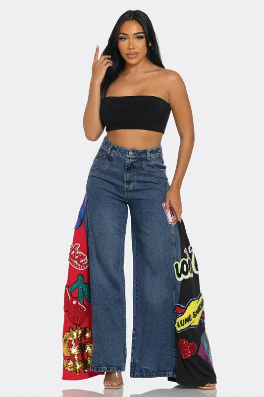 Patchwork Jeans