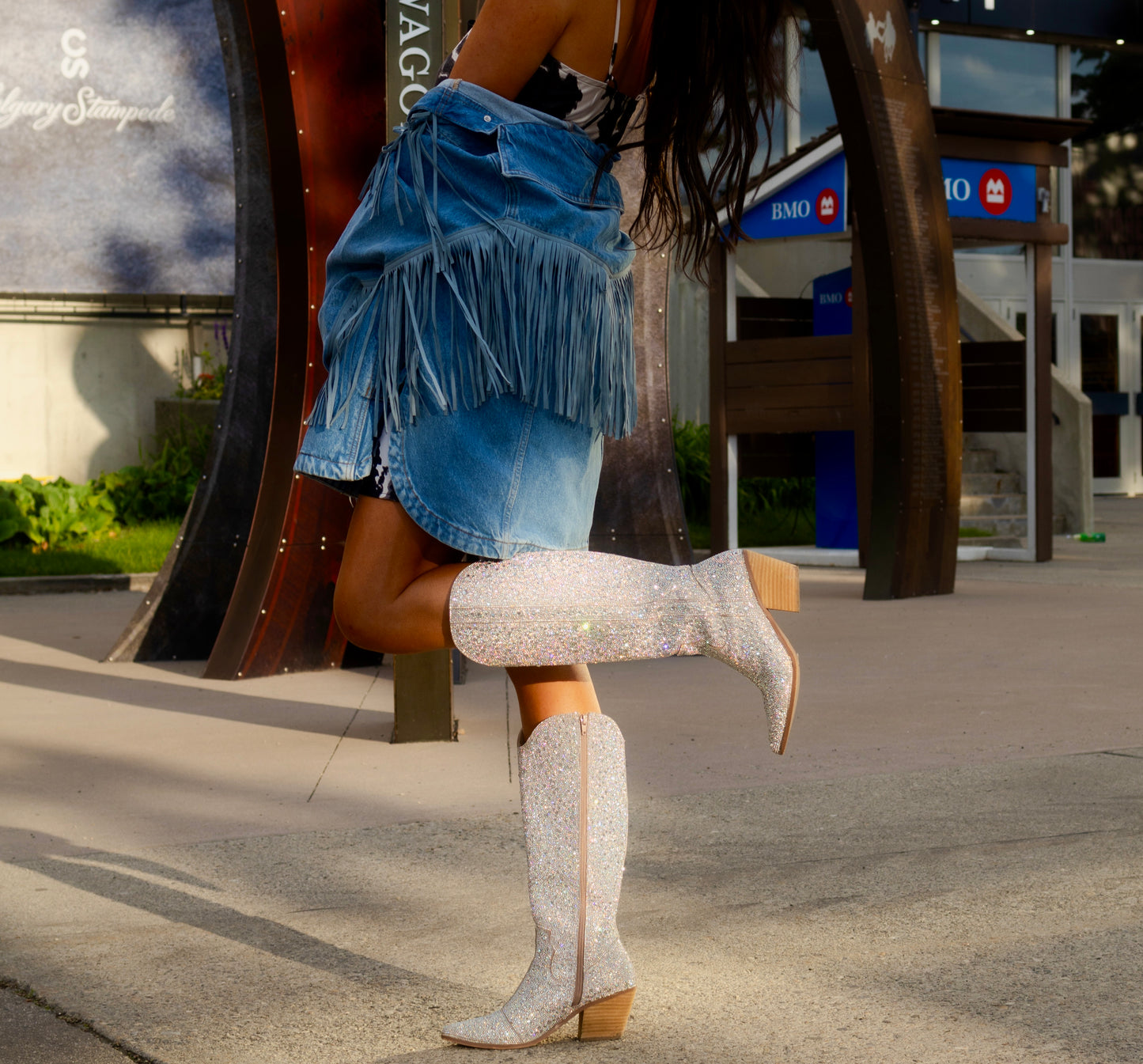 Rhinestone Boots